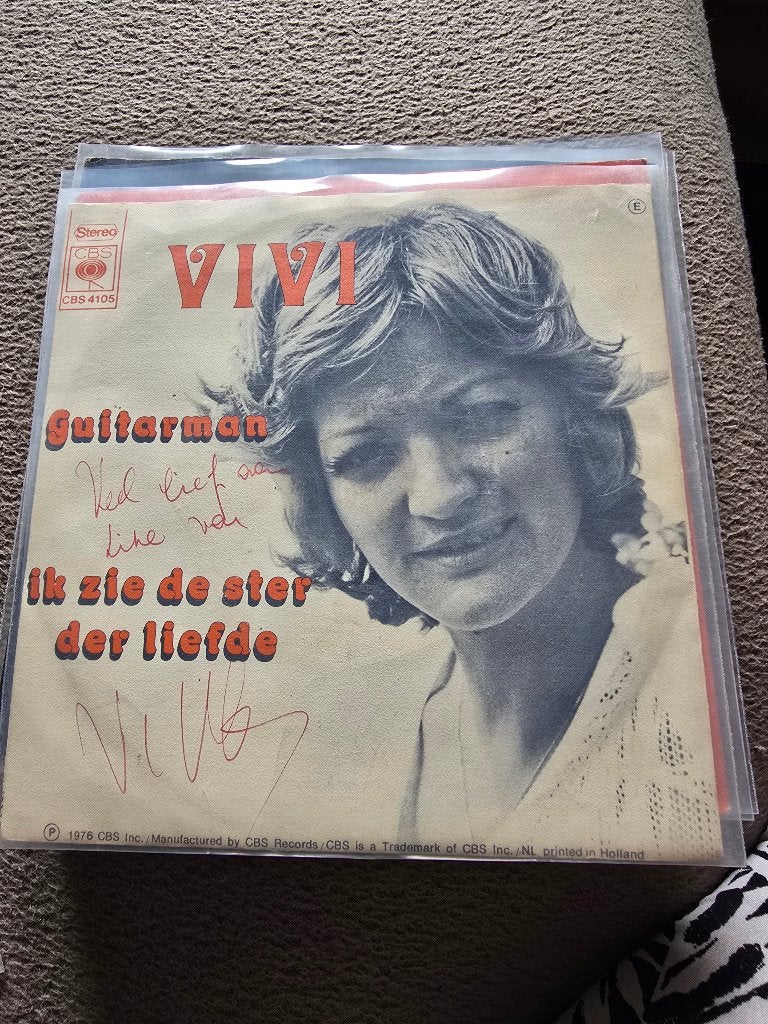 vivi guitarman / ik zie de ster der liefde, Verzenden, Gebruikt, 7 inch, Levenslied of Smartlap