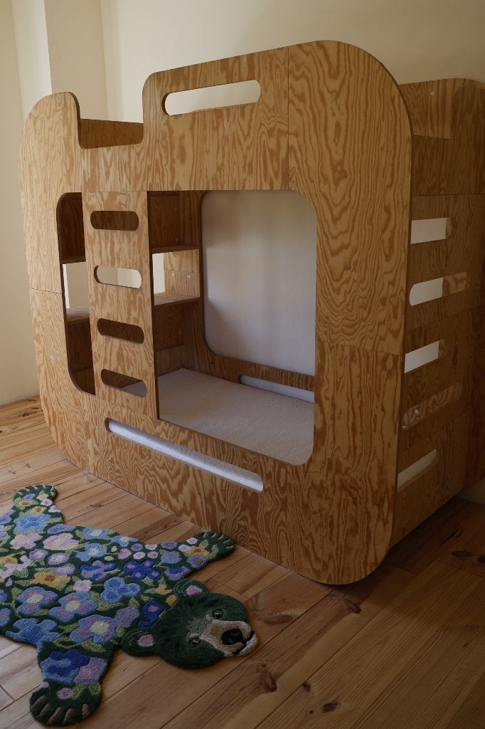 Stapelbed COCO , Petit Puk 80x160, Ophalen, Zo goed als nieuw, Stapelbed
