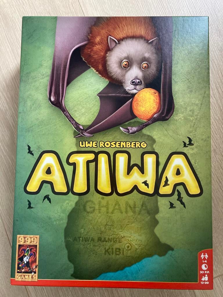 Atiwa - Uwe Rosenberg bordspel van 999 Games, Een of twee spelers, Ophalen of Verzenden, Zo goed als nieuw