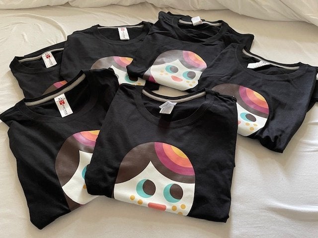 T-shirts ** nieuw ** met jubileum tijdschrift Sara, Zwart, Maat 46/48 (XL) of groter, Nieuw, Ophalen of Verzenden