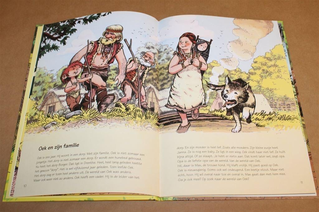 Oek, Kind van Hunebedbouwers — Prehistorie Prentenboek, Boeken, Ophalen of Verzenden, Zo goed als nieuw