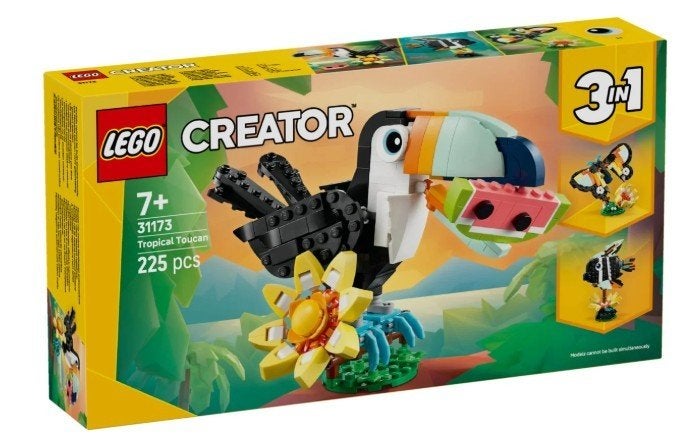 Lego 31173 - Wilde dieren: tropische toekan, Ophalen of Verzenden, Nieuw, Complete set, Lego