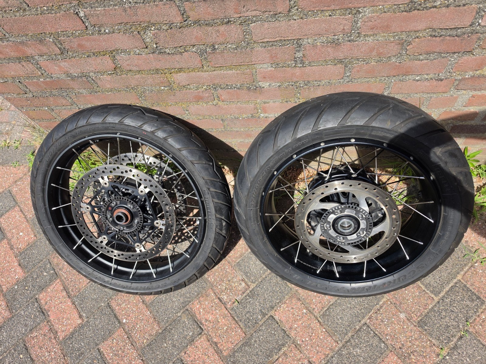 ducati multistrada v4 2022 rally wheels spaak plug/play, Ophalen of Verzenden, Gebruikt