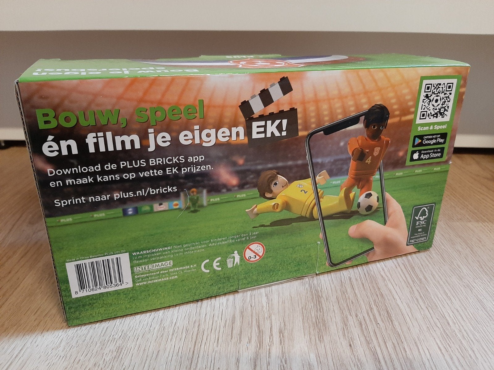WK voetbal spelersbus bus bouwstenen, Ophalen of Verzenden
