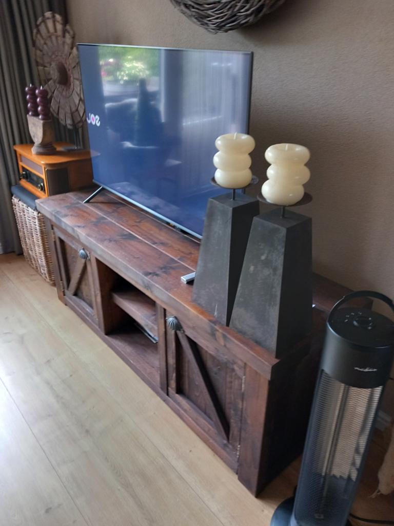 Houten tv meubel., Huis en Inrichting, Ophalen of Verzenden, Zo goed als nieuw, 25 tot 50 cm, Minder dan 100 cm