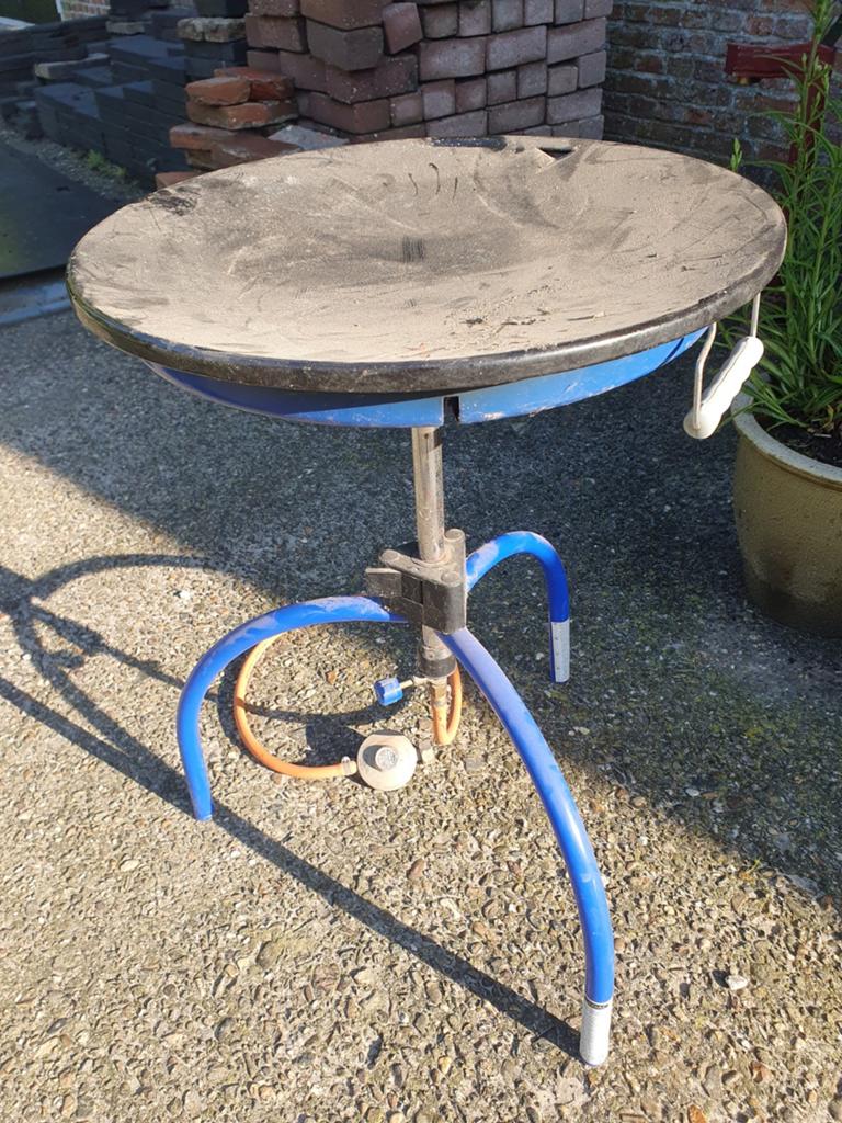Skottelbraai gasbbq, Ophalen
