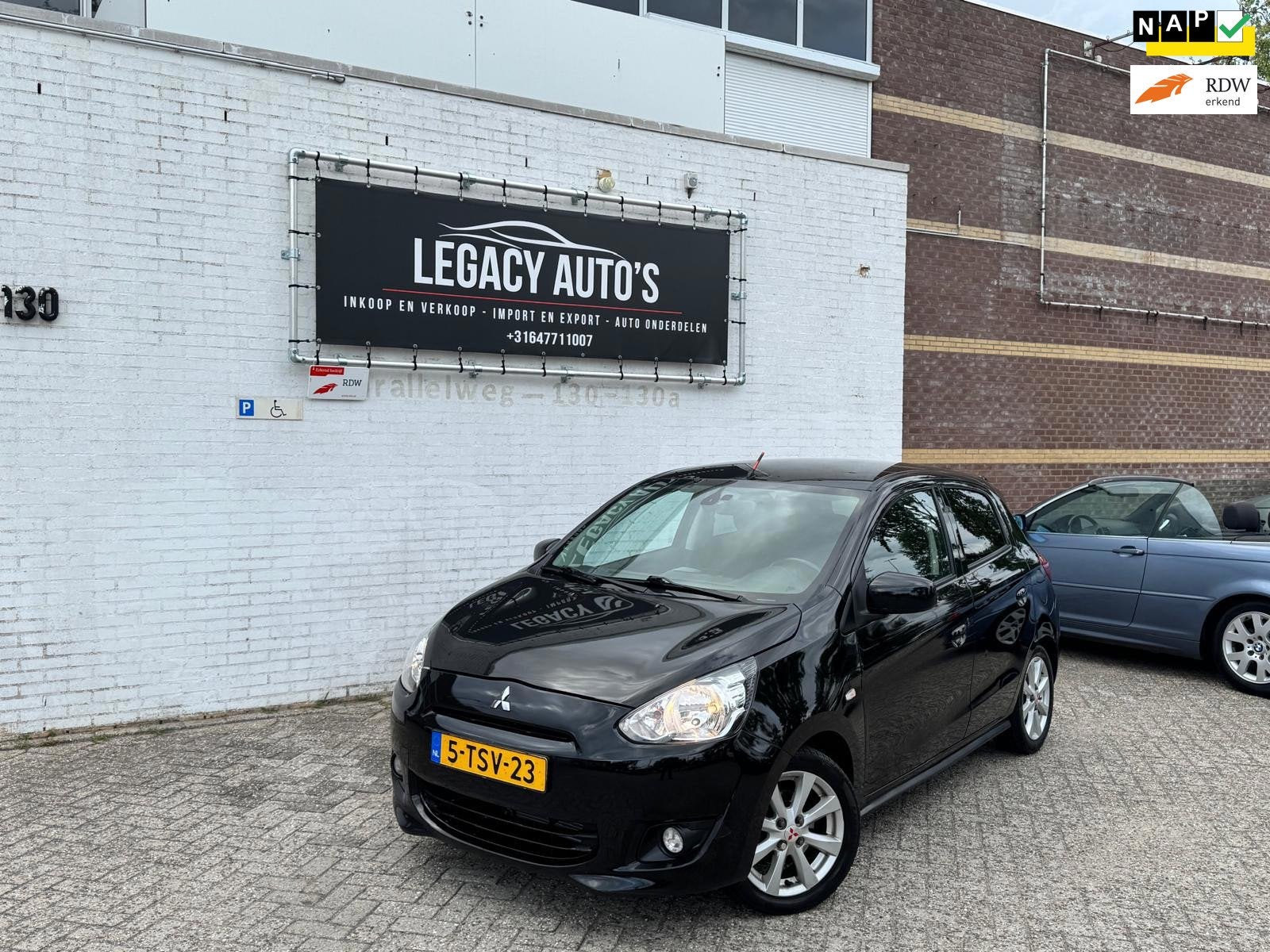 Mitsubishi Space Star 1.2 Instyle - KEYLESS - AIRCO - AUTOMA, Euro 5, Stof, Gebruikt, Start-stop-systeem