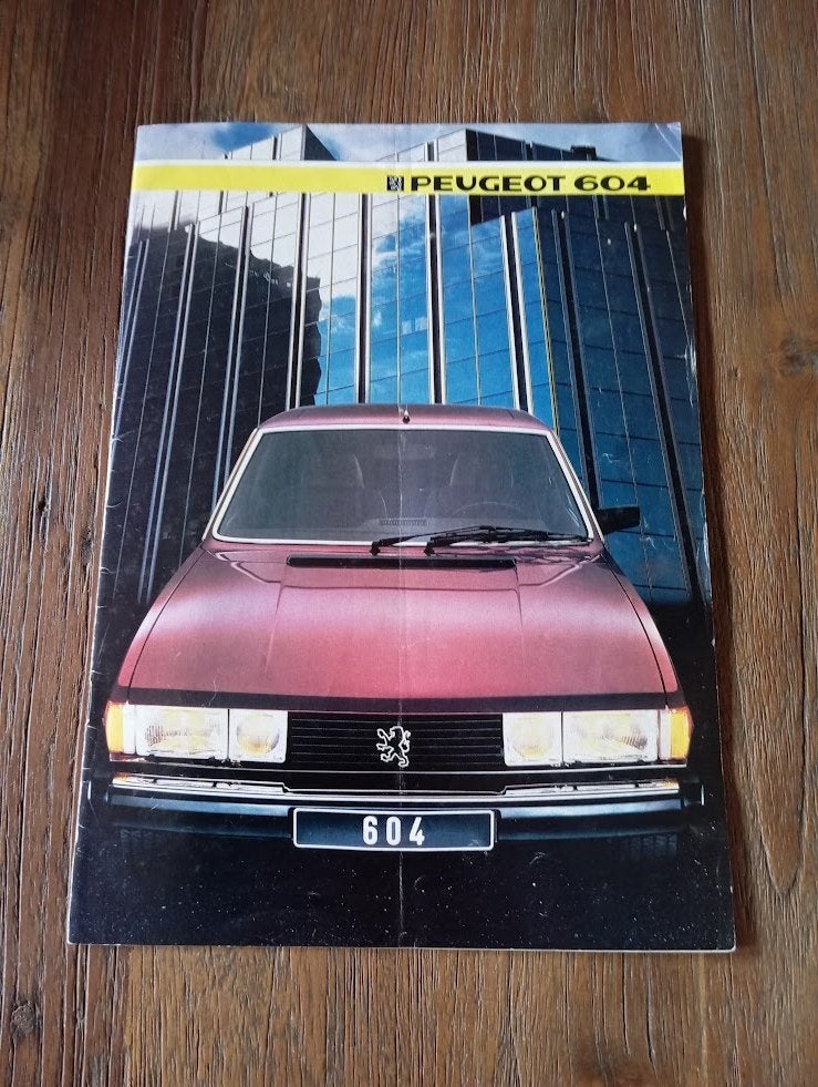 Peugeot 604 1983 20 pag., Verzenden, Zo goed als nieuw, Peugeot