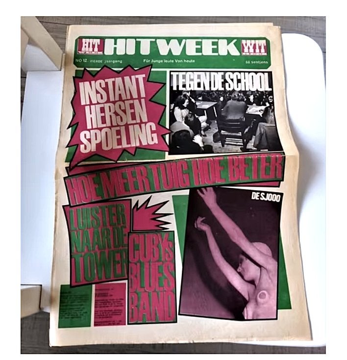 hitweek nr.12 *1968*, Ophalen of Verzenden, Gelezen, Muziek, Film of Tv