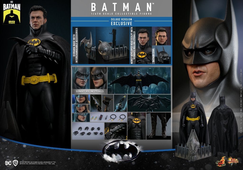 Batman 2.0 Deluxe Version - Batman Begins - Hot Toys MMS770, Ophalen of Verzenden, Nieuw, Film, Actiefiguur of Pop