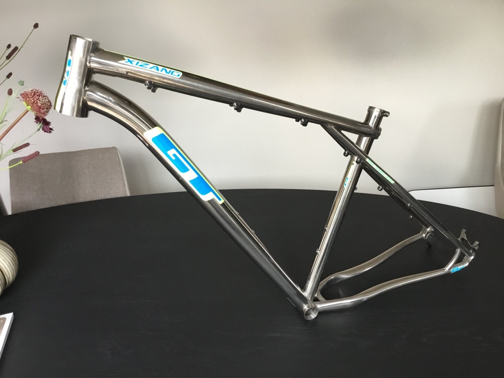 Gt xizang titanium maat L. 29”, Ophalen, Frame, Gravelbike, Titanium