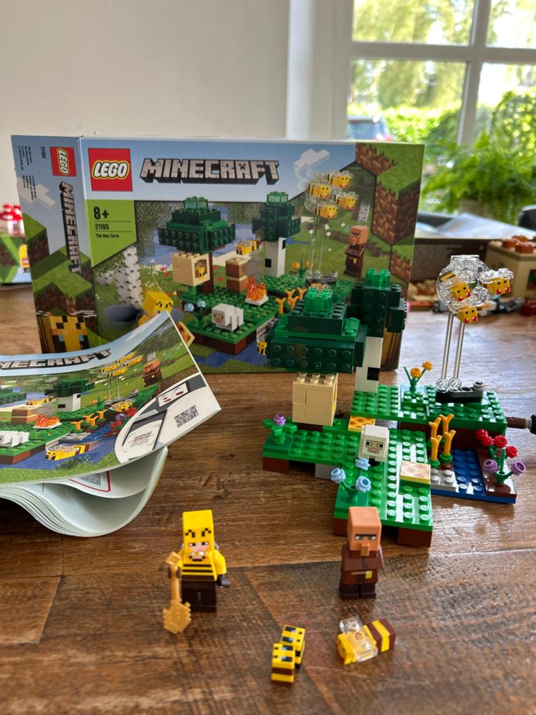 Lego Minecraft De Bijenboerderij 21165, Kinderen en Baby's, Speelgoed | Duplo en Lego, Gebruikt, Lego, Complete set, Compleet