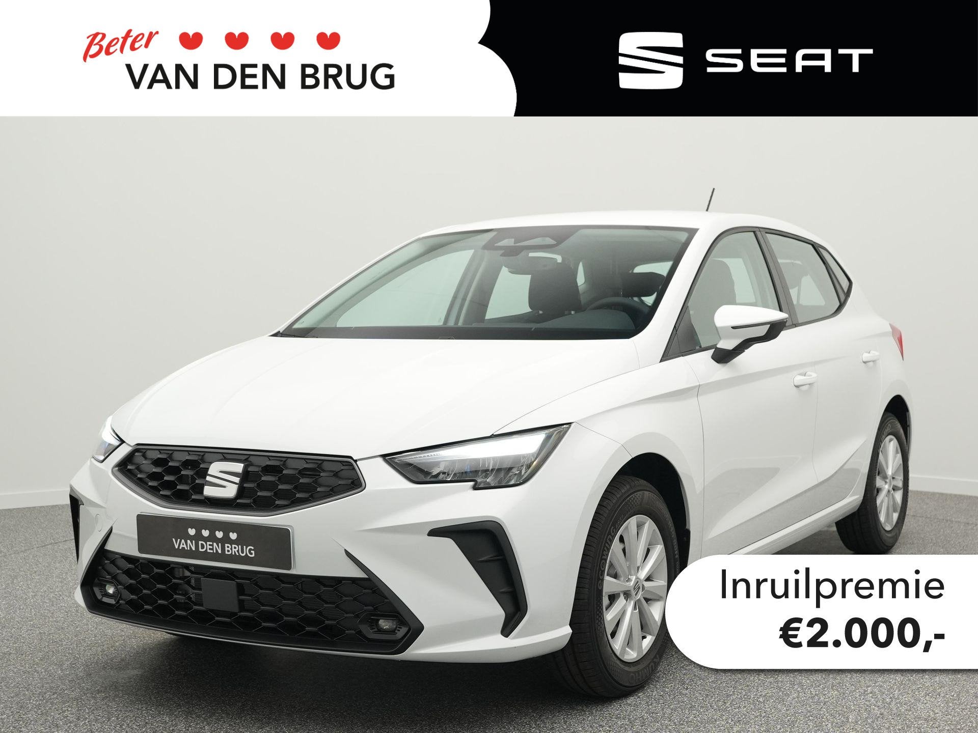 SEAT Ibiza 1.0 EcoTSI 95 PK Reference | Cruise Control | App, Voorwielaandrijving, Stof, Euro 6, 95 pk