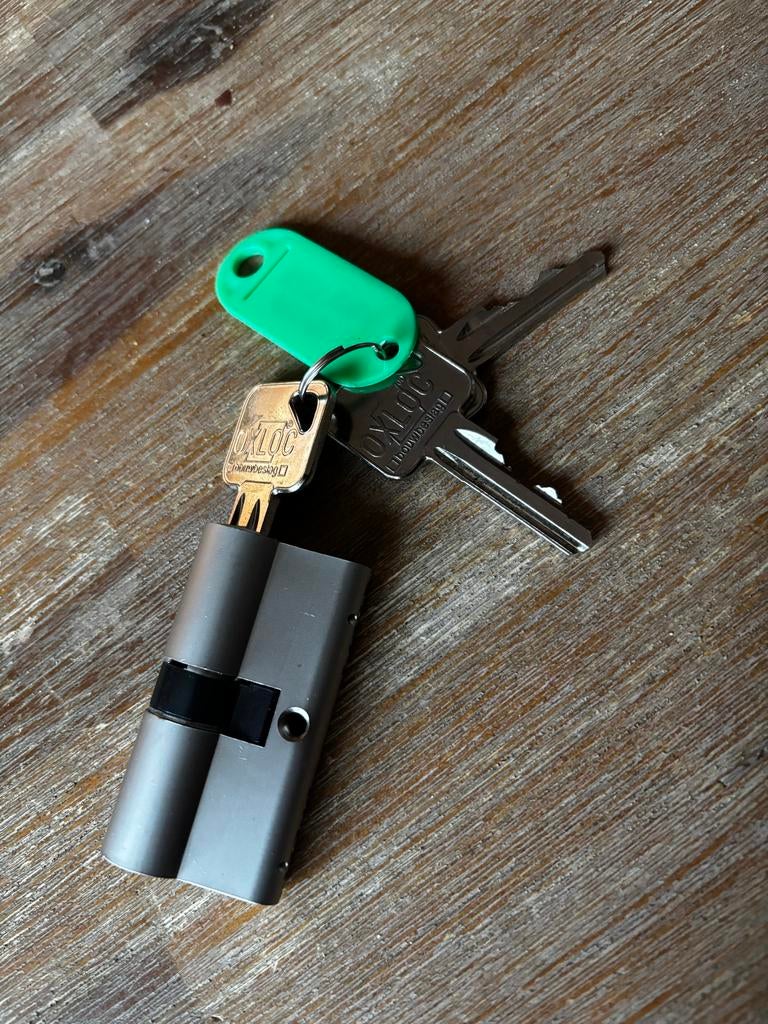 Oxloc cilinderslot met sleutels, Ophalen of Verzenden, Nieuw, Overige materialen, Slot
