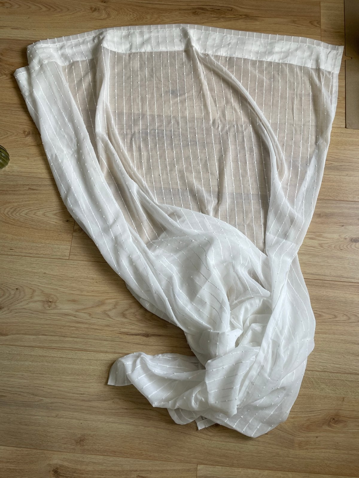 4x IKEA Mathilda Gordijn, Wit, Ophalen of Verzenden, Gordijn, IKEA
