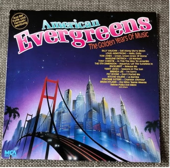 LP American Evergreens The Golden Years of Music, LP, Ophalen of Verzenden, Zo goed als nieuw, Pop