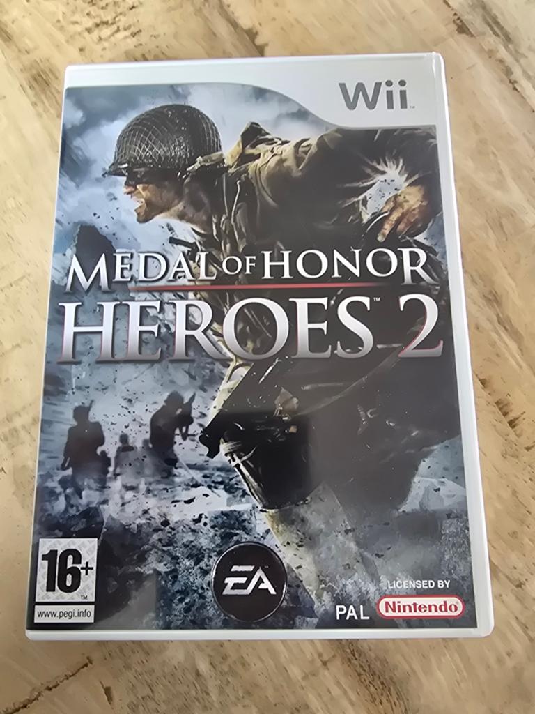 Medal of Honor Heroes 2 - Wii (Zo goed als nieuw), Shooter, 1 speler, Ophalen of Verzenden, Zo goed als nieuw