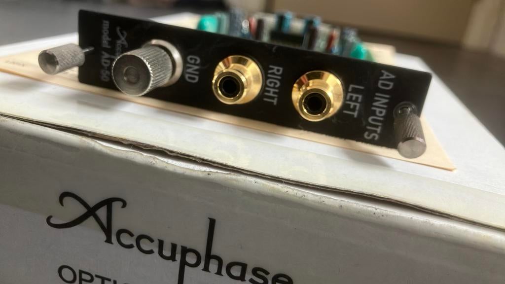 accuphase AD 50 phono module, Ophalen of Verzenden, Zo goed als nieuw, Minder dan 60 watt, Overige merken