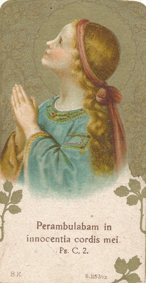 4  oude Mariaprentjes  uitgegeven Het Penningske v. Antonius, Ophalen of Verzenden, Zo goed als nieuw, Kaart of Prent, Christendom | Katholiek