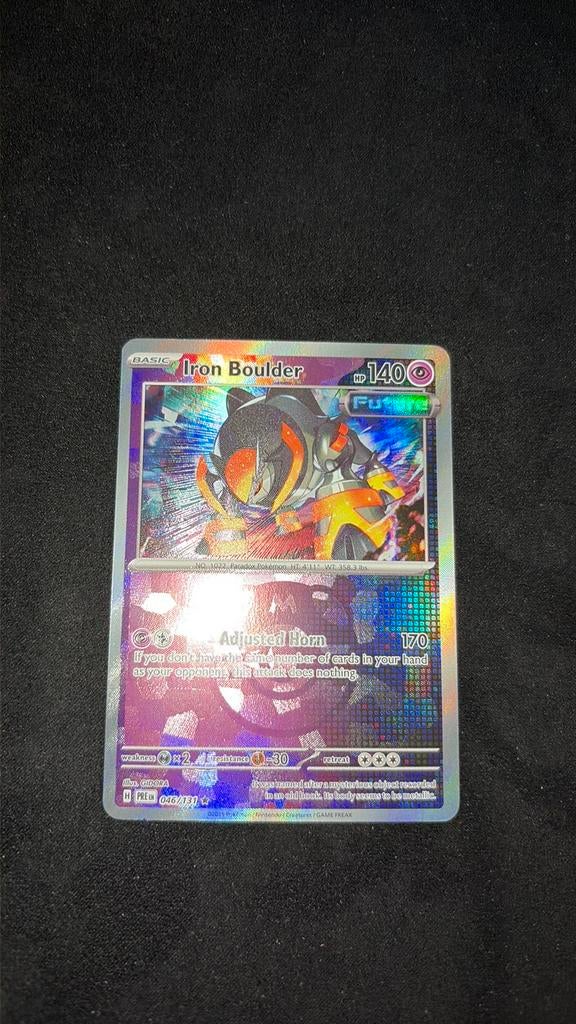 Iron Boulder 046/131 Masterball Prismatic Evolutions, Ophalen of Verzenden, Zo goed als nieuw