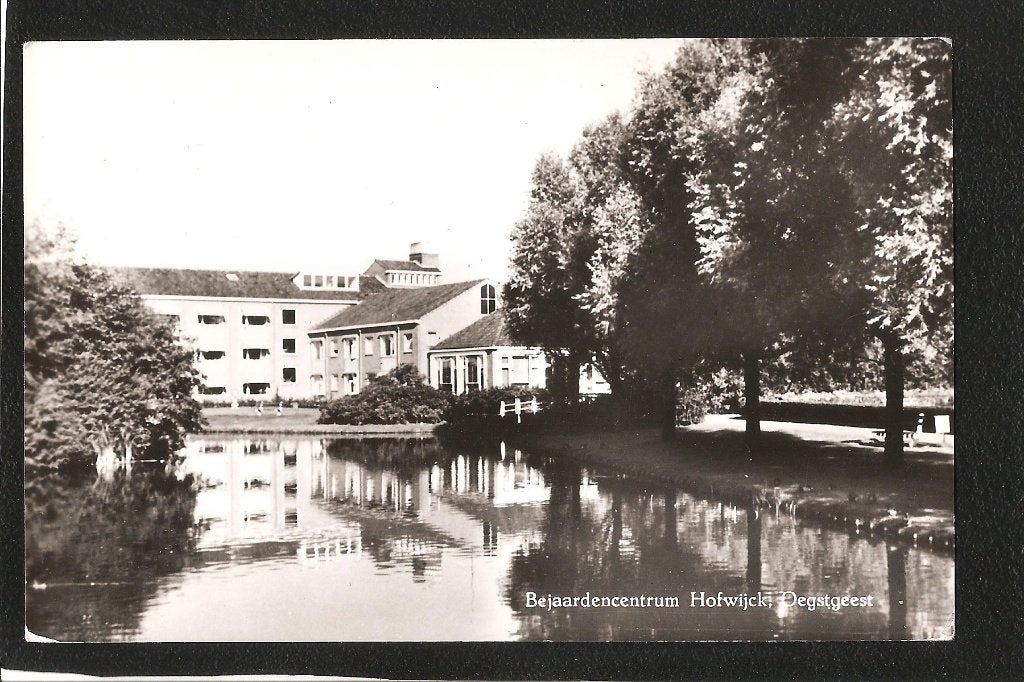 Oegstgeest, Bejaardencentrum Hofwijck, Ophalen of Verzenden, 1960 tot 1980, Ongelopen, Zuid-Holland