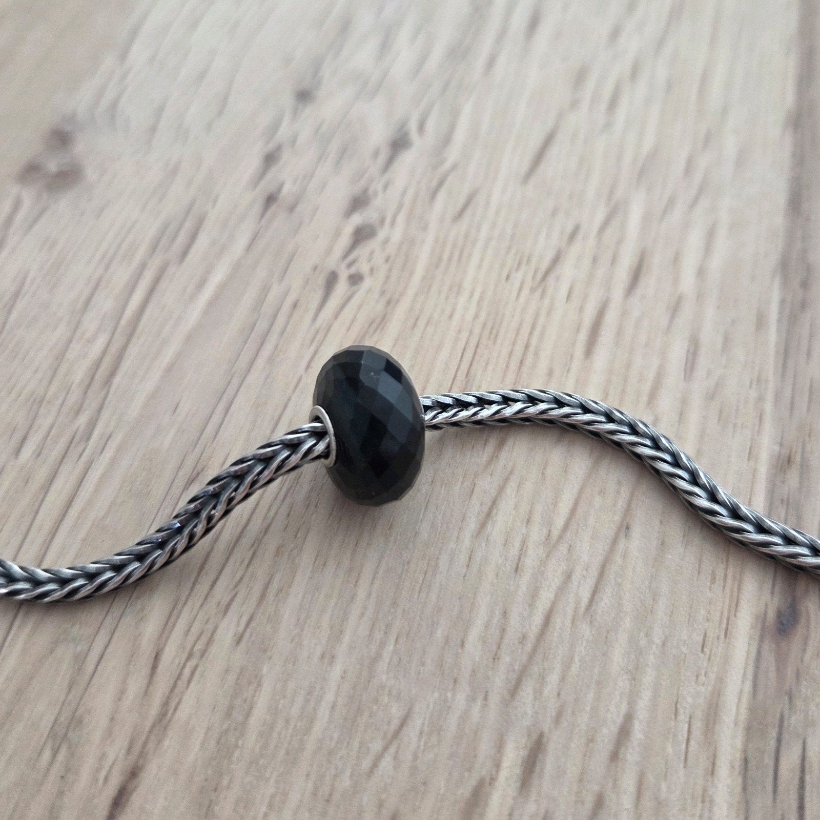 Trollbeads blauwe tijgeroog TSTBE-2008, Sieraden, Tassen en Uiterlijk, Bedels, Nieuw, Trollbeads, 1 bedel, Edelsteen