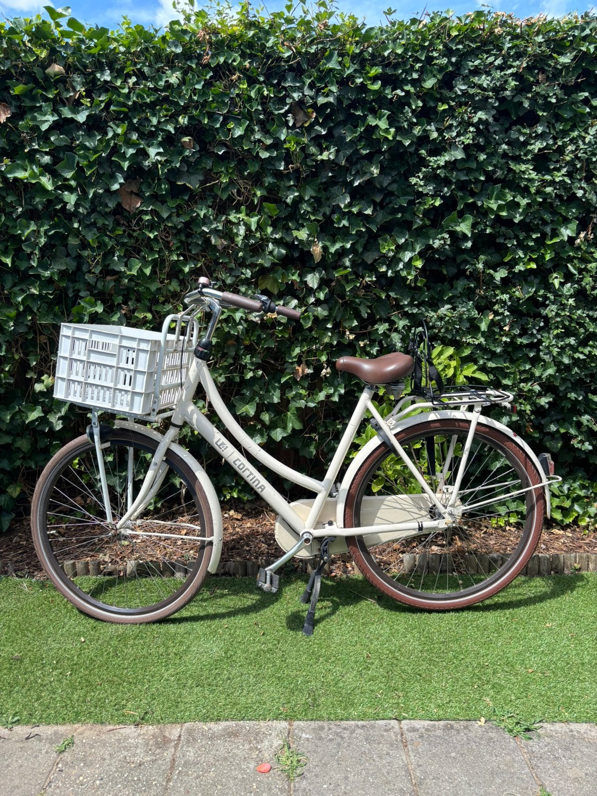 Cortina fiets, Fietsen en Brommers, Fietsen | Dames | Damesfietsen, Ophalen, Terugtraprem, Gebruikt, Versnellingen