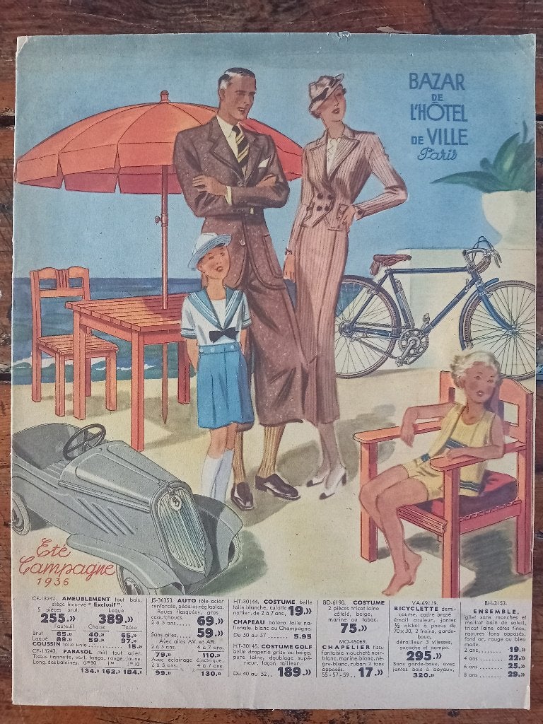 Catalogus 'Bazar de l'Hotel de Ville' 1936, Ophalen of Verzenden, 1920 tot 1940, Buitenland, Tijdschrift