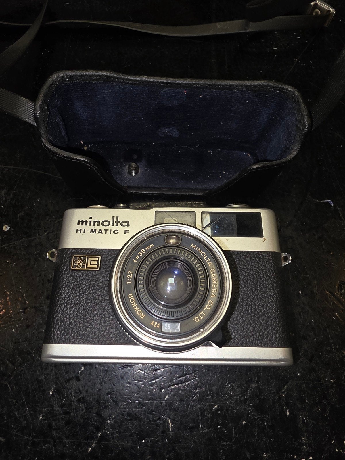Minolta Hi-Matic F Compact Camera met Rokkor Lens, Gebruikt, Minolta, Compact, Onbekend