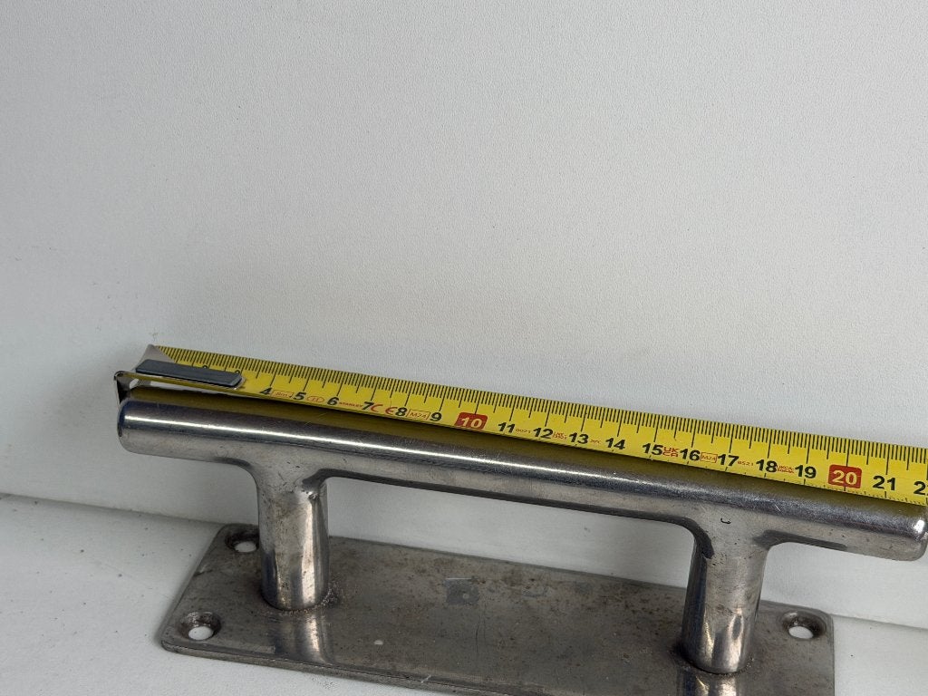 RVS Bolder 220 mm, Watersport en Boten, Ophalen of Verzenden, Gebruikt, Lijn of Blok