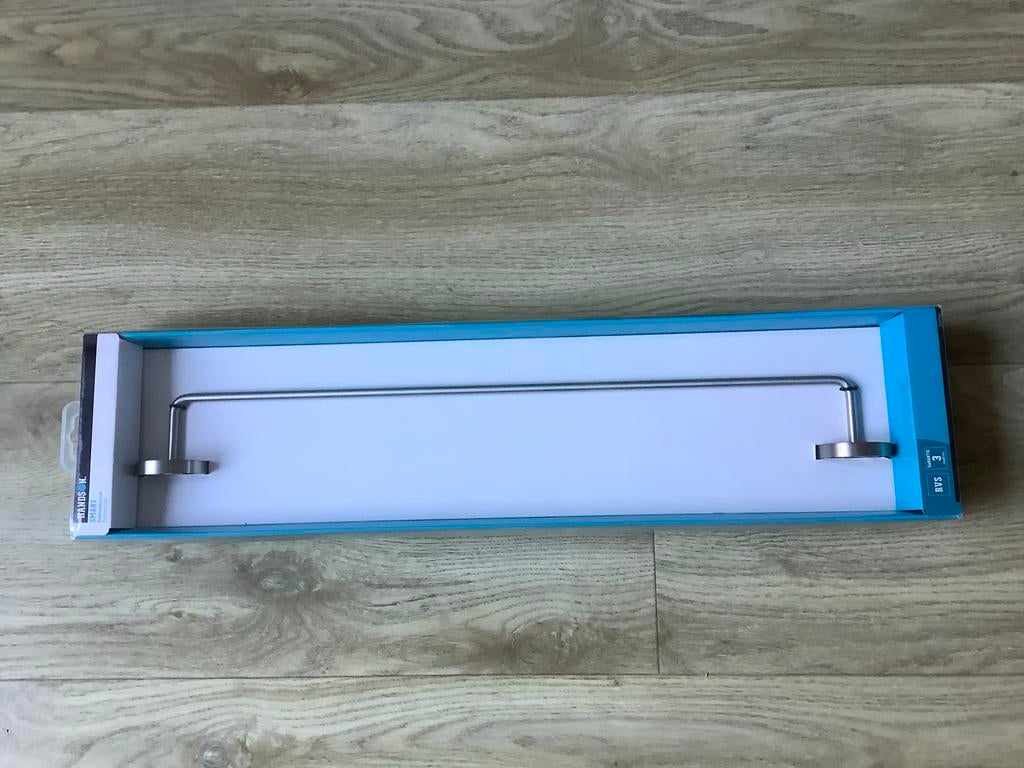 HandsOn Smart Handdoekenrek RVS, Huis en Inrichting, Ophalen of Verzenden, Nieuw, Grijs, Handdoekenrek