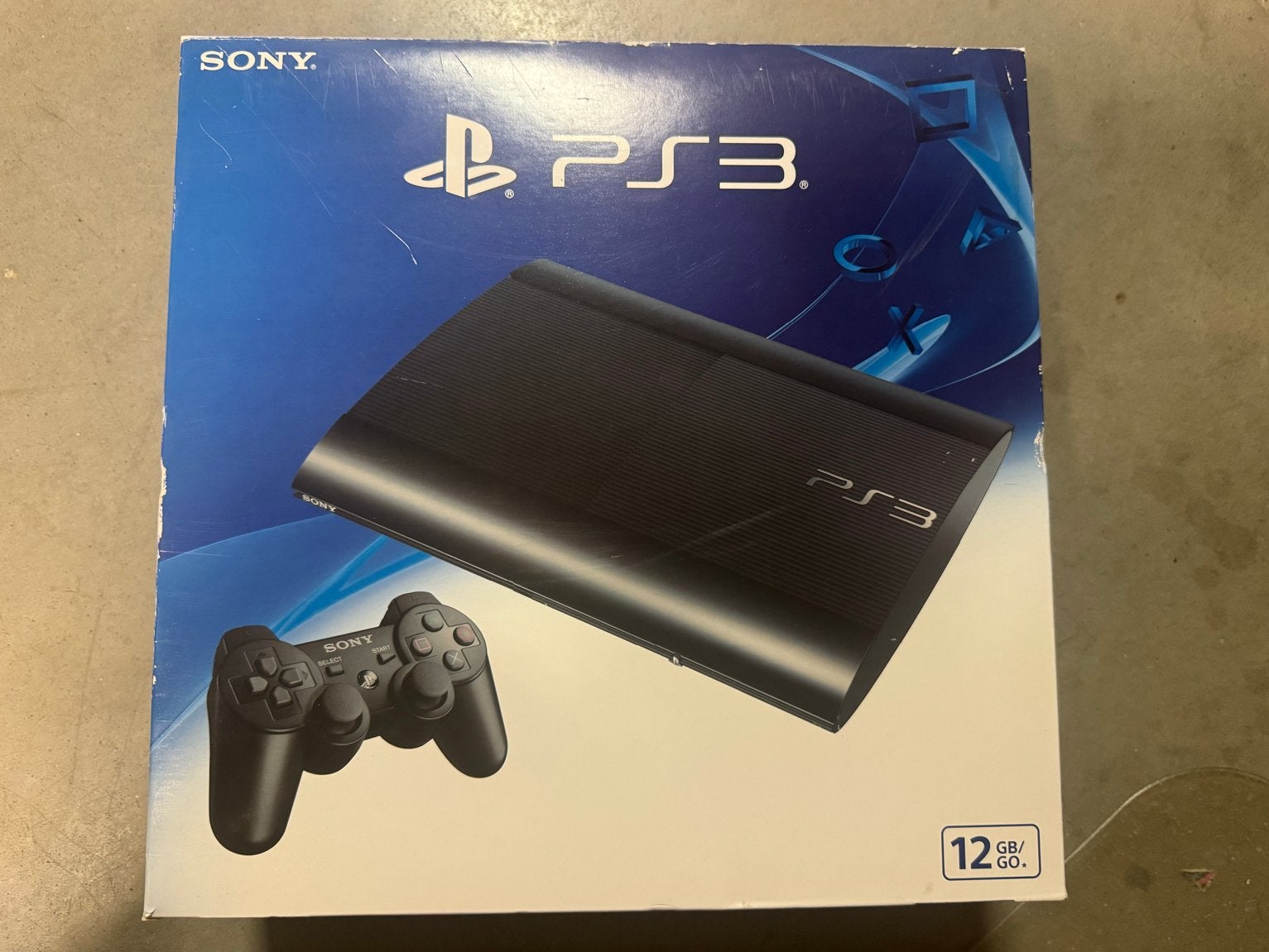 Sony PlayStation 3 Super Slim 12GB - Complete in doos, Spelcomputers en Games, Gebruikt, Super Slim, Ophalen of Verzenden, 12 GB