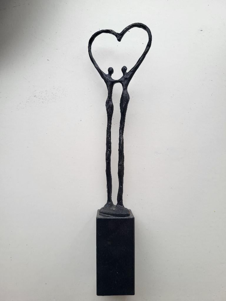 Liefdes beeldje, Artihove, verbronsd, Ophalen of Verzenden, Zo goed als nieuw