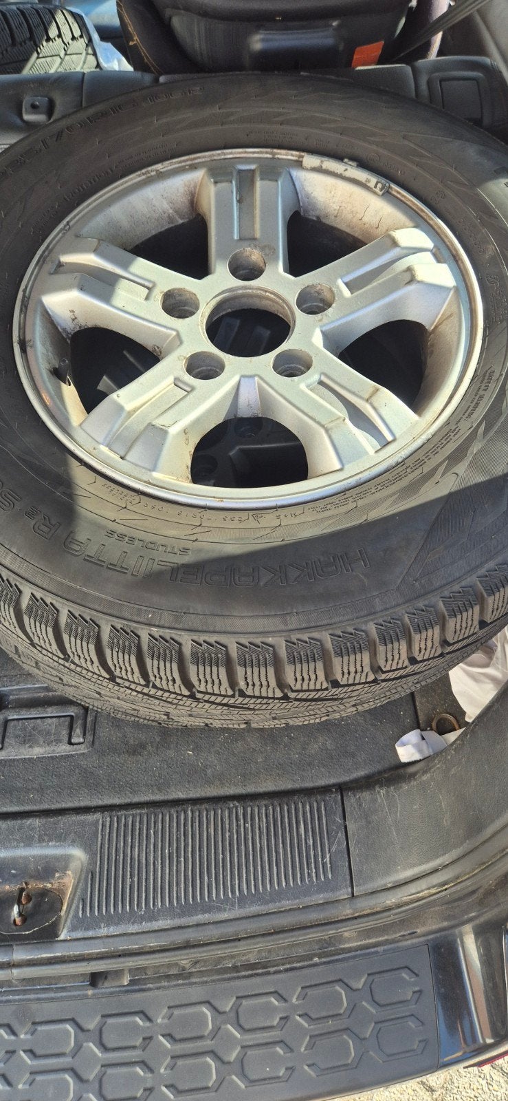 4x 16 inch wielen met goede banden voor Kia Sorento, Auto-onderdelen, Ophalen, Gebruikt, 16 inch, Banden en Velgen
