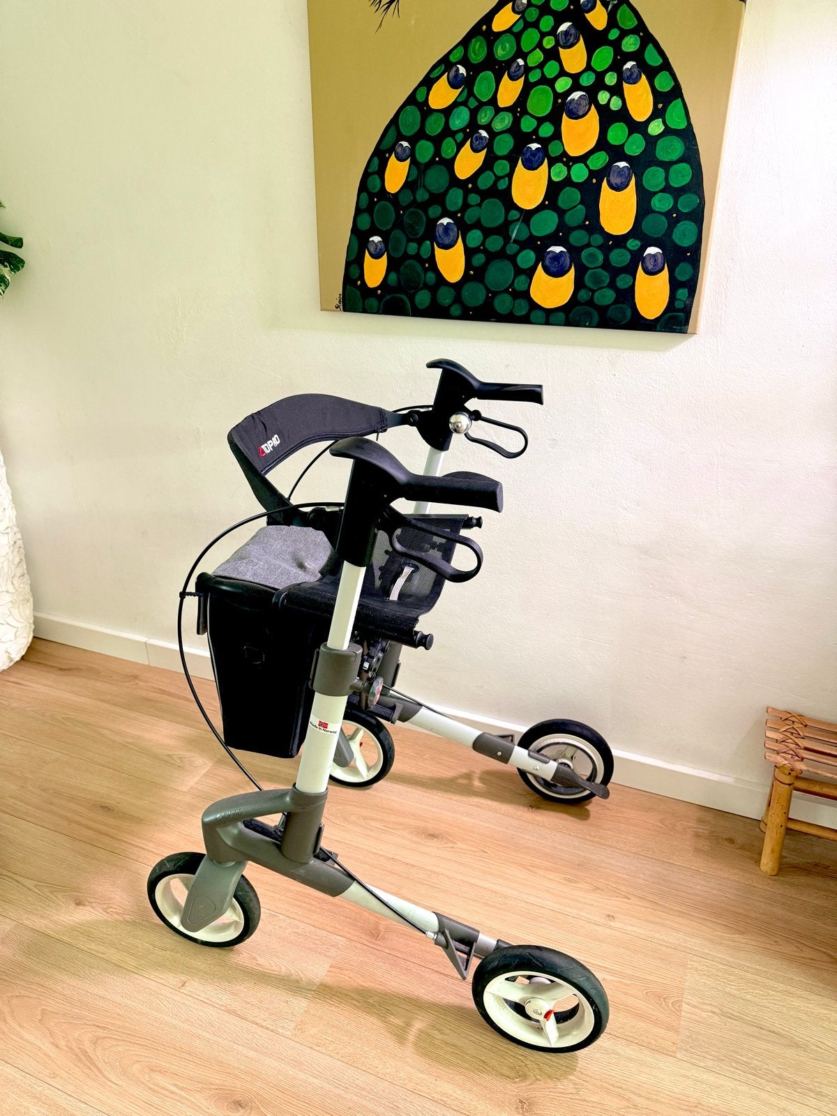 TOPRO Troja 5G M met rugsteun - premium rollator, Ophalen, Lichtgewicht, Zo goed als nieuw