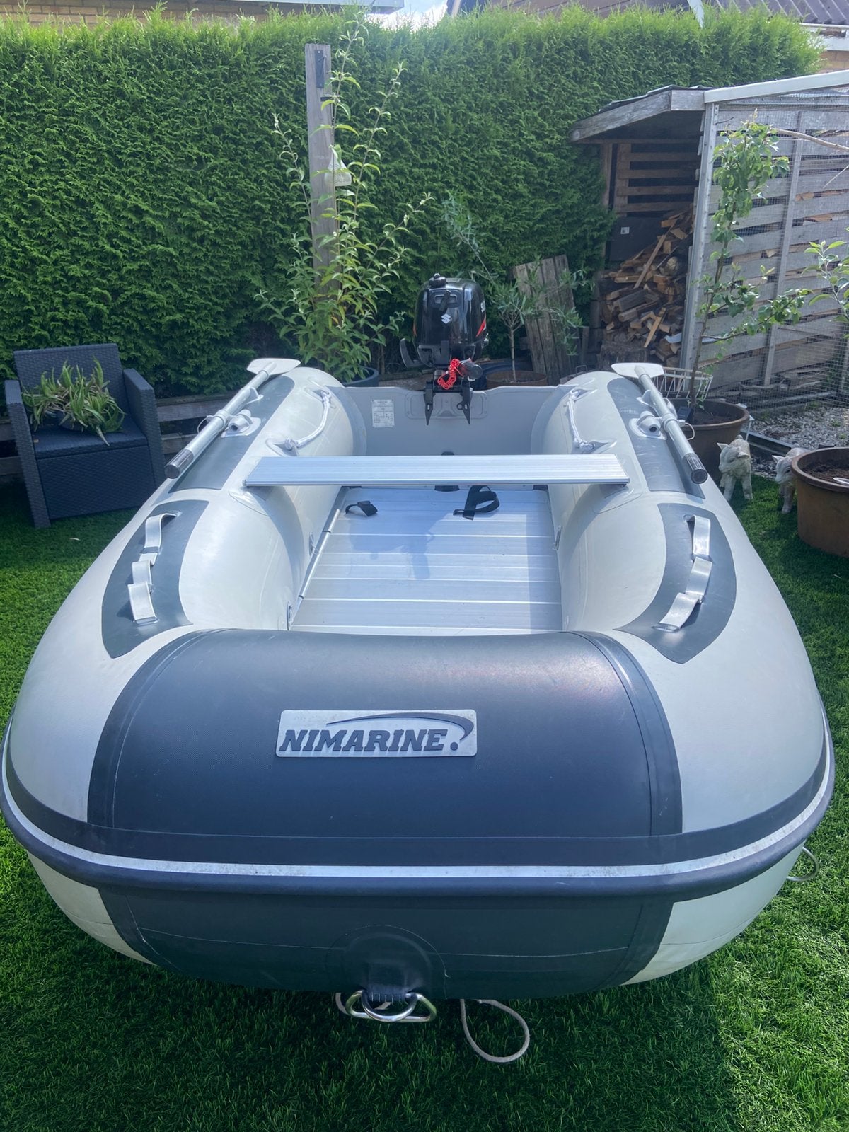 Nimarine 3,0M met Suzuki 6Pk 4Takt, of 6pkMarinerof Mercury, Watersport en Boten, Rubberboten, Ophalen, Aluminium, Zo goed als nieuw