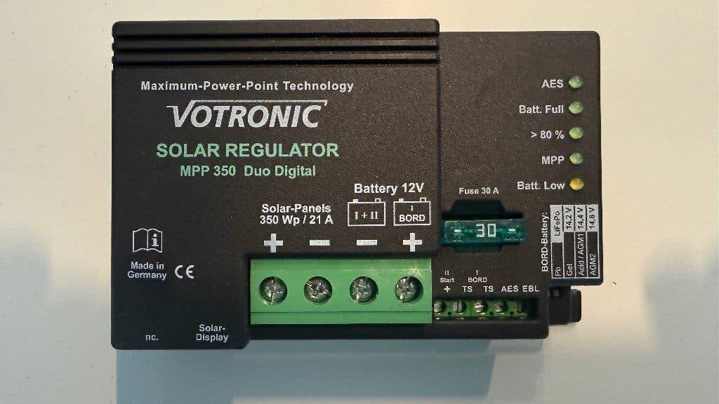 Votronic MPPT  350 Dual Digital (ook voor LifePO4), Ophalen of Verzenden