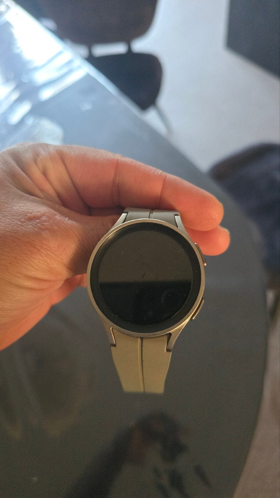 Samsung galaxy watch 5 PRO, Gebruikt, Zwart, Ophalen of Verzenden, Waterdicht