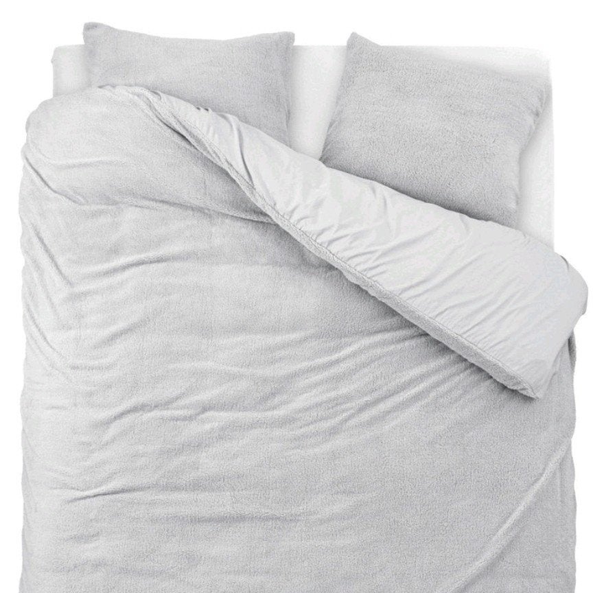 Fresh&Co Teddy Dekbedovertrek 140x200/220 incl. sloop, Huis en Inrichting, Slaapkamer | Beddengoed, Anti-allergisch, Eenpersoons