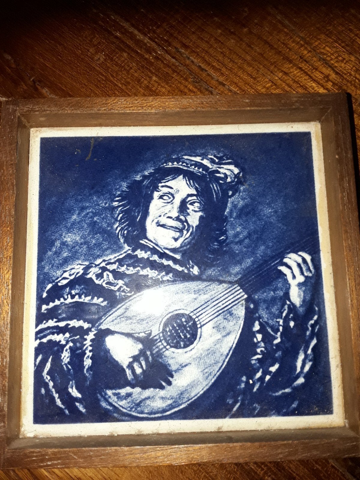 Oude tegel "Troubadour", Ophalen of Verzenden
