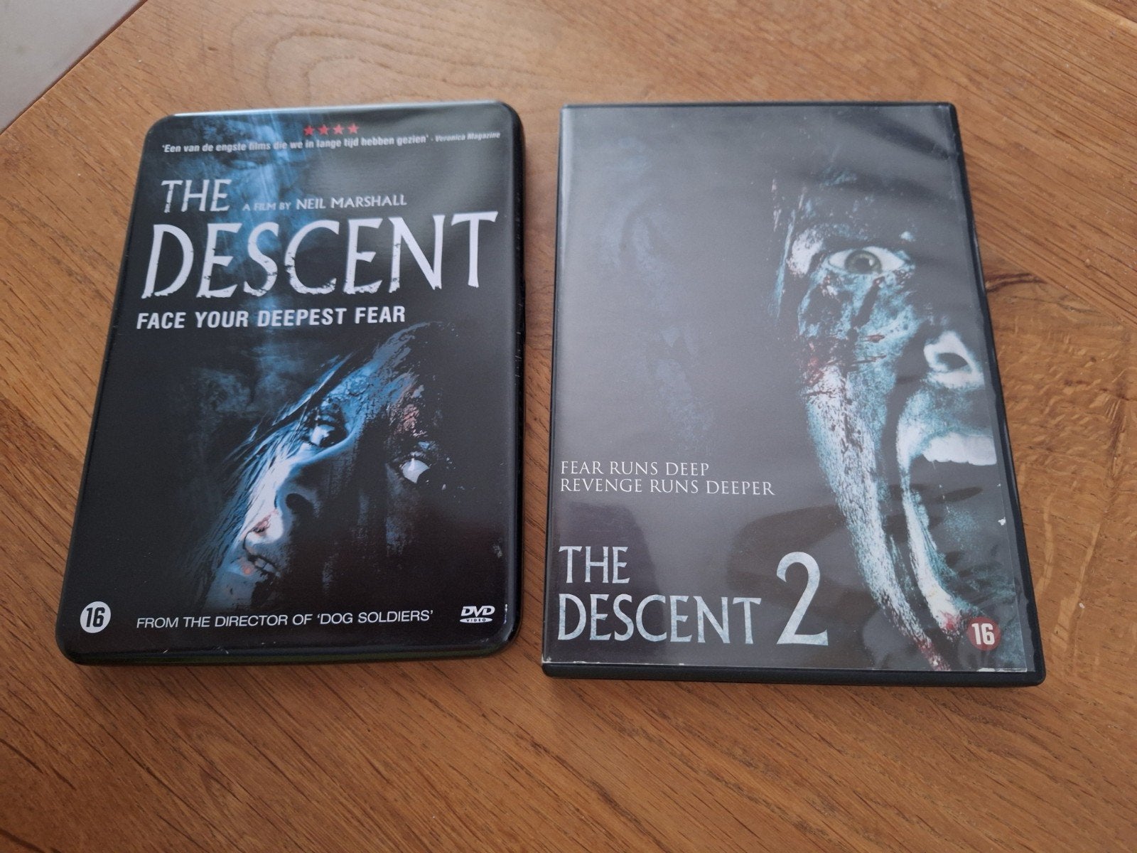 The Descent 1 en 2, Vanaf 16 jaar, Ophalen of Verzenden, Zo goed als nieuw, Overige genres