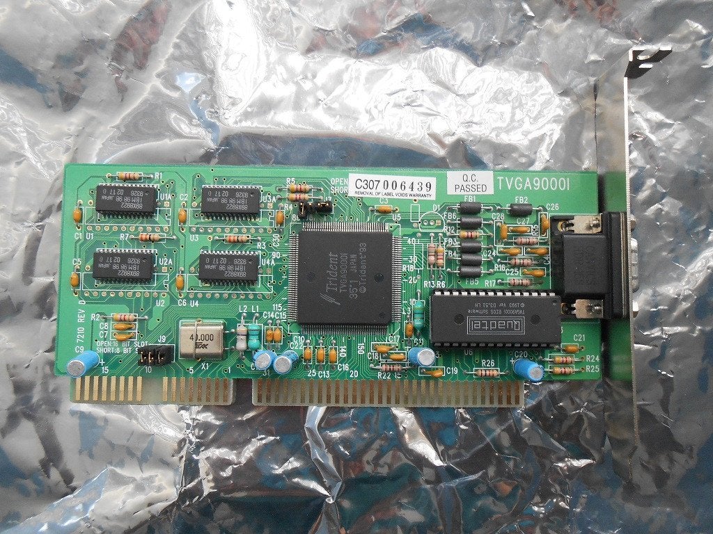 Trident TVGA9000i VGA kaart ISA, Computers en Software, Vintage Computers, Verzenden