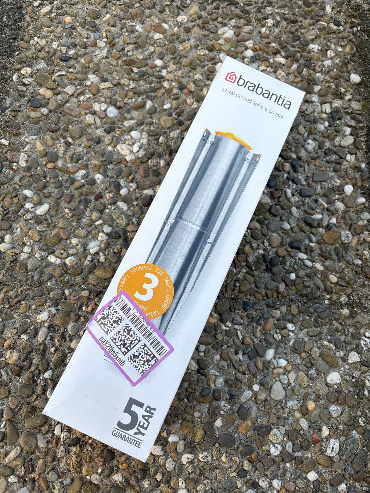 Brabantia Grondanker 50mm - Nieuw in doos, Ophalen of Verzenden, Nieuw