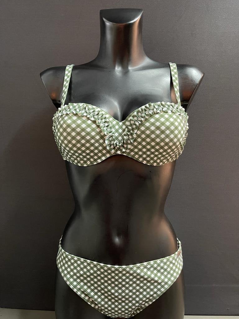 Sunflair bikini maat 38b en 36c kan strapless 21168, Verzenden, Nieuw, Groen, Bikini