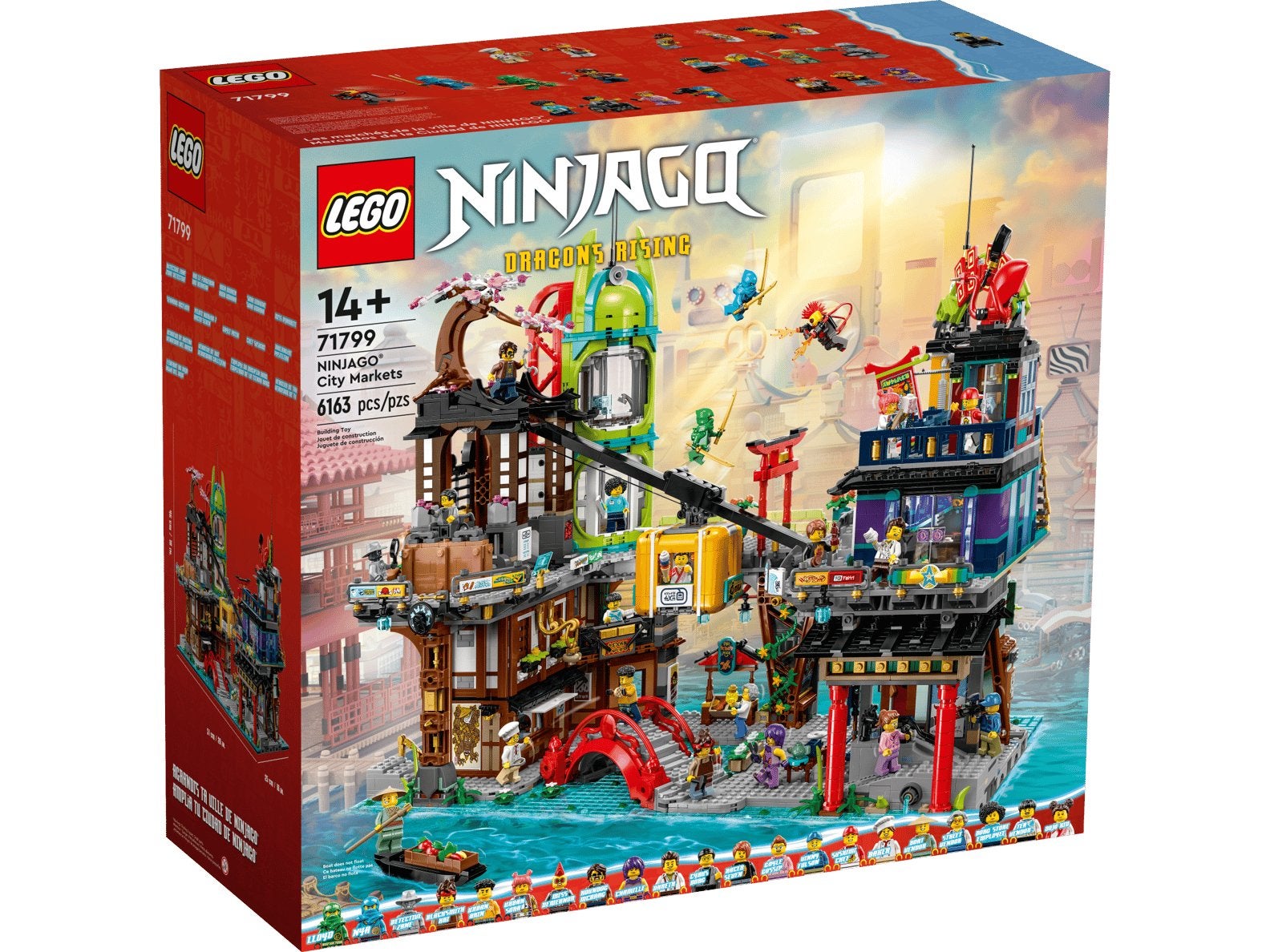 Lego 71799 NINJAGO City Markets Ninjago, Lego, Nieuw, Ophalen of Verzenden, Ongeopend/sealed