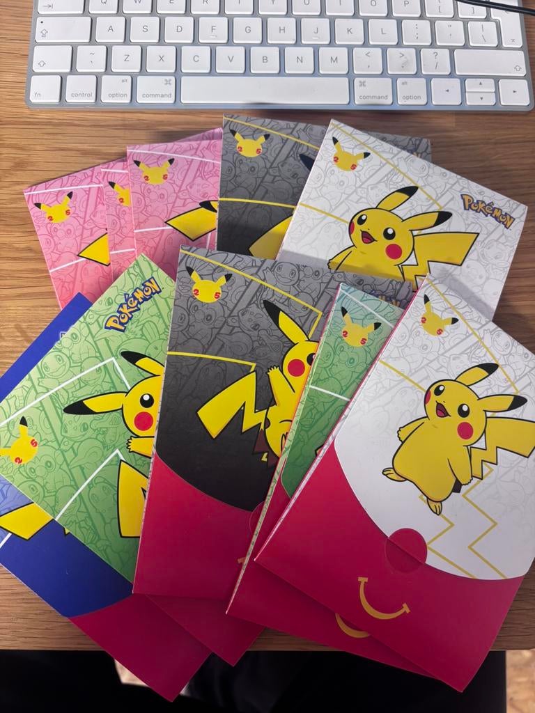 Pokemon celebrations 25th Anniv. McDonalds promo packs, Ophalen of Verzenden, Nieuw