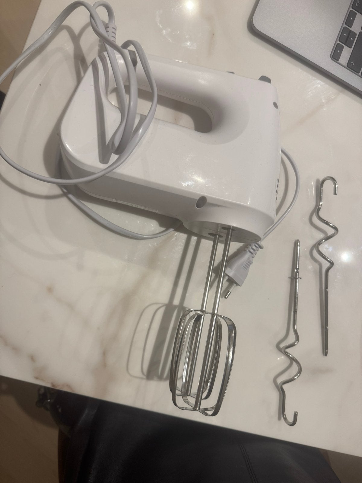 Home Essentials Handmixer - 250W - Wit, Ophalen of Verzenden, Gebruikt, 3 snelheden of meer