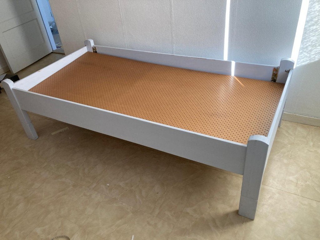 Eenpersoon bed, Ophalen, Eenpersoons, Wit, Overige maten