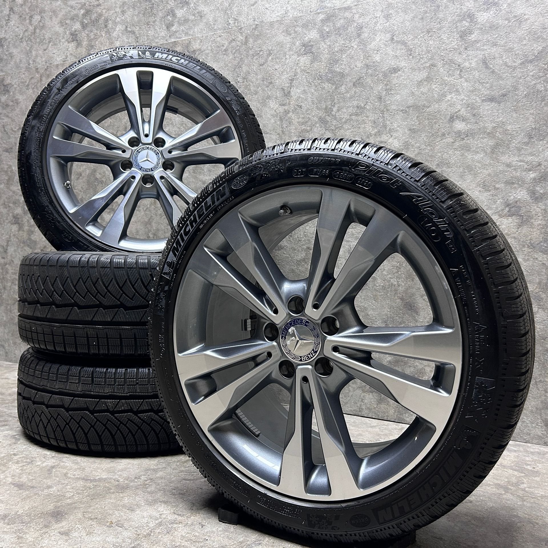 18 inch originele avantgarde velgen winterbanden MB C klasse, Auto-onderdelen, 18 inch, Gebruikt, -, -