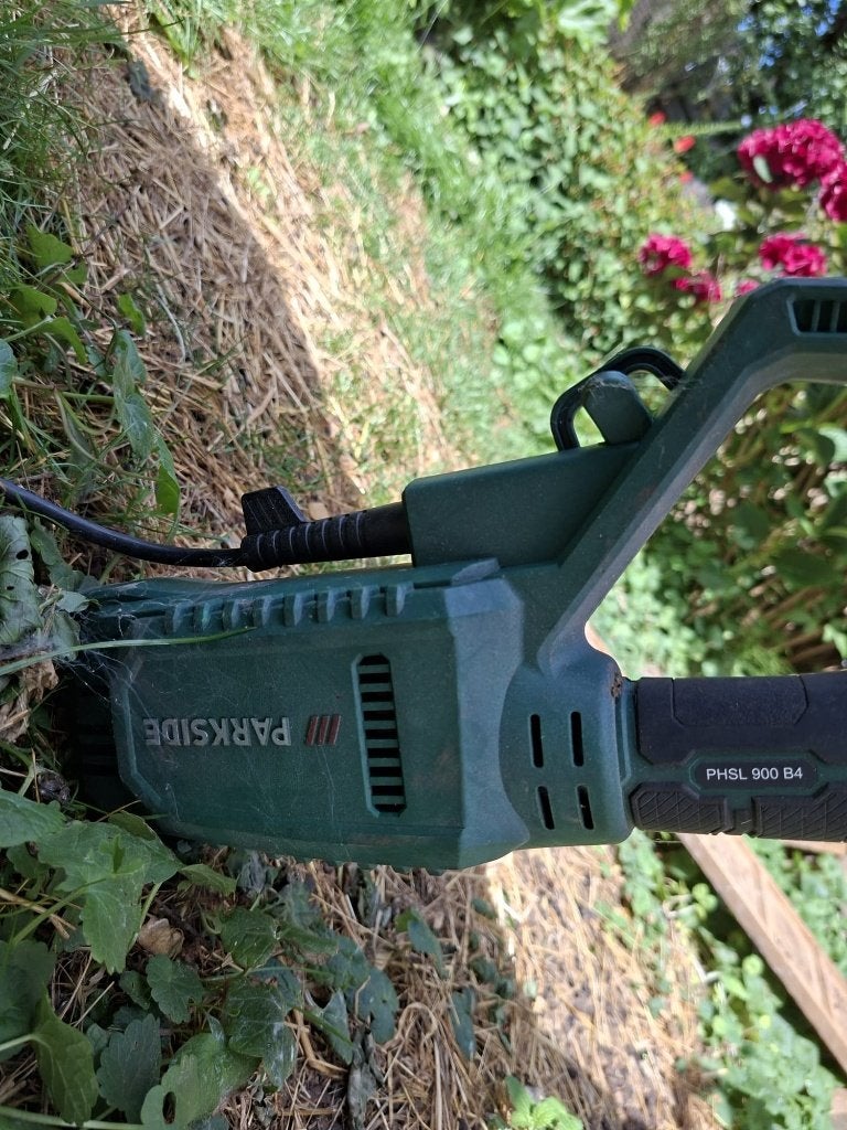 elektrische snoeischaar op steel, Tuin en Terras, Ophalen, Gebruikt, 20 t/m 29 mm, Overige merken